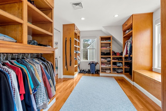 8 Palis Dr, Salisbury, MA 01952 - walk in closet with light wood-type flooring and visible vents