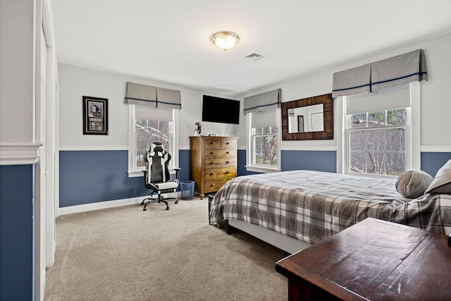 8 Palis Dr, Salisbury, MA 01952 - bedroom featuring carpet flooring, multiple windows, visible vents, and baseboards