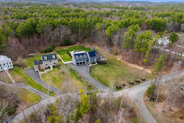 8 Palis Dr, Salisbury, MA 01952 - birds eye view of property featuring a forest view