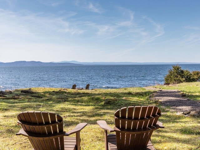 25 Oakledge Dr, Burlington, VT 05401 - property view of water featuring a mountain view