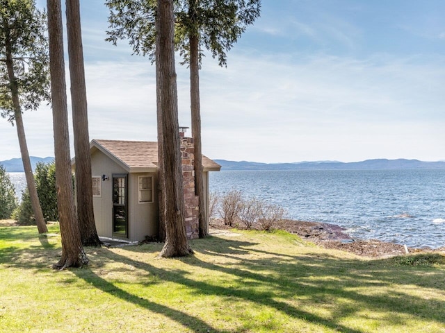 25 Oakledge Dr, Burlington, VT 05401 - view of water feature featuring a mountain view