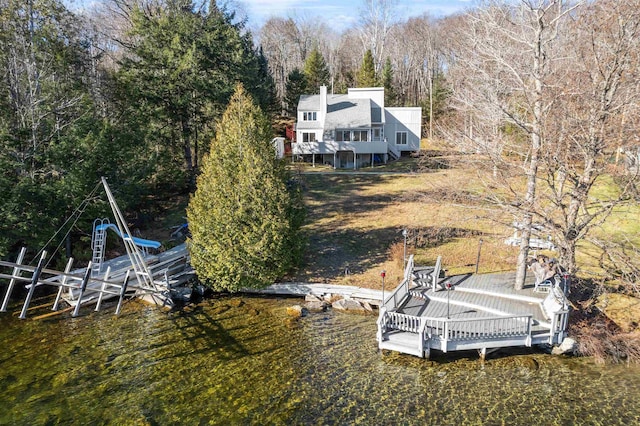 26 Private W 4, Maidstone, VT 05905 - dock area with a deck with water view