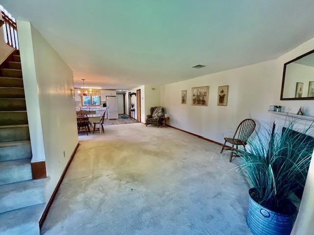 interior space with outdoor dining area