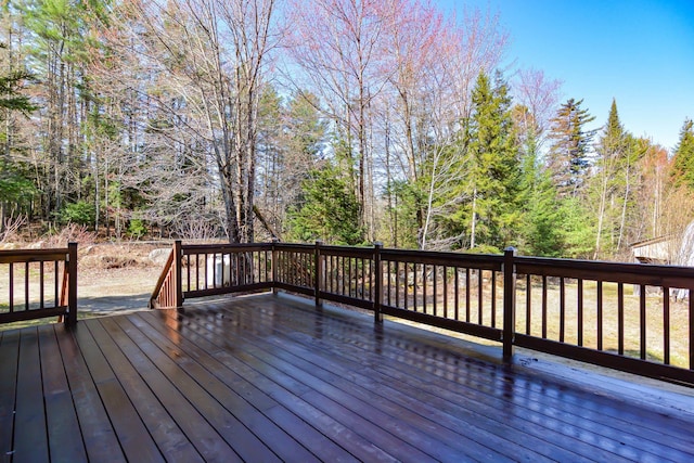 view of deck