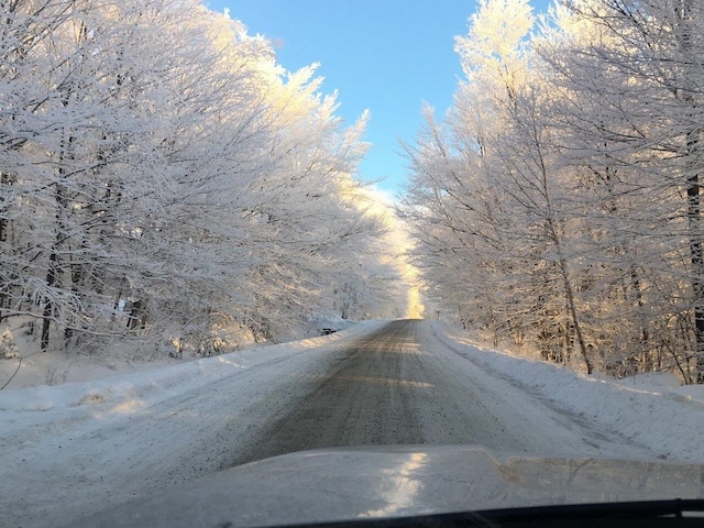 view of road