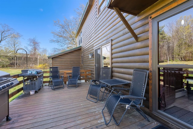 93 Roller Coaster Rd, Laconia, NH 03246 - deck with grilling area