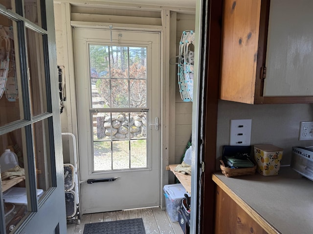 60 Effingham Rd, Ossipee, NH 03864 - doorway to outside with plenty of natural light and light wood-type flooring