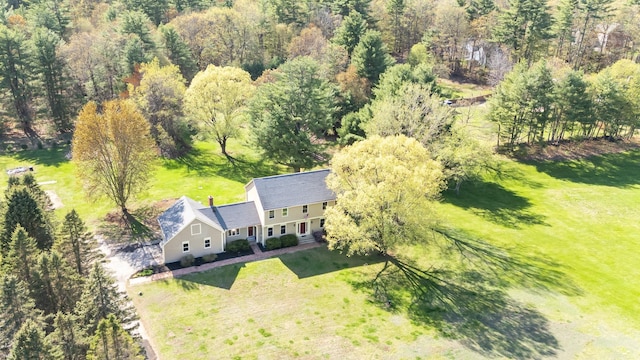 view from above of property