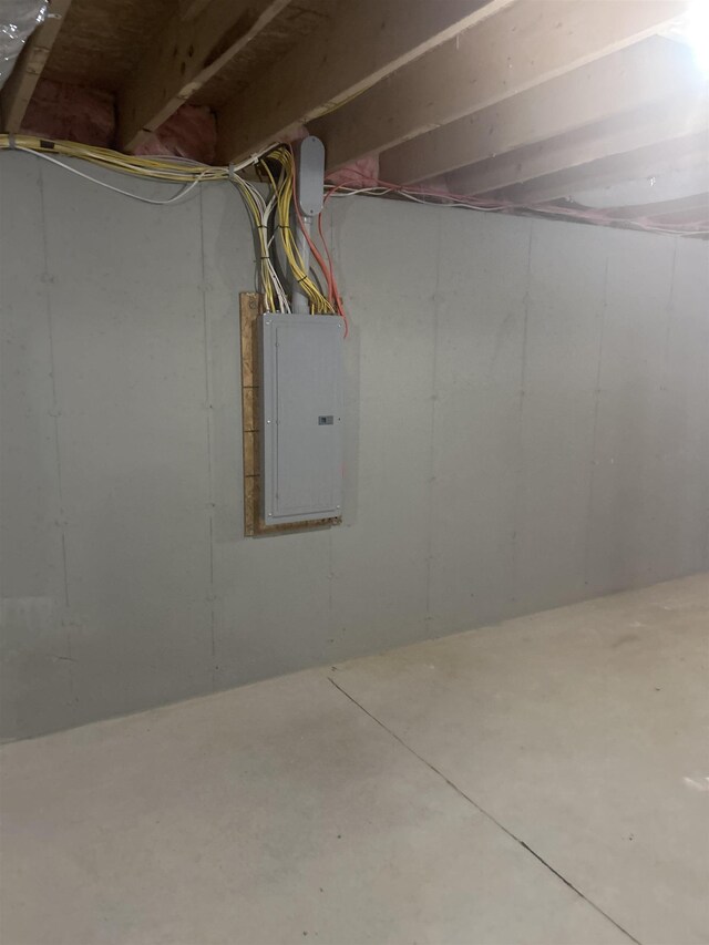 29 Igls Ln, Conway, NH 03818 - unfinished basement with electric panel