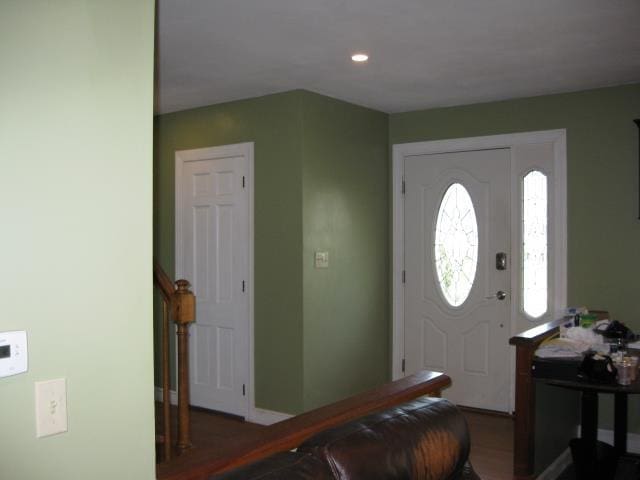 25 Centerview Dr, Swanzey, NH 03446 - entryway with wood finished floors and baseboards