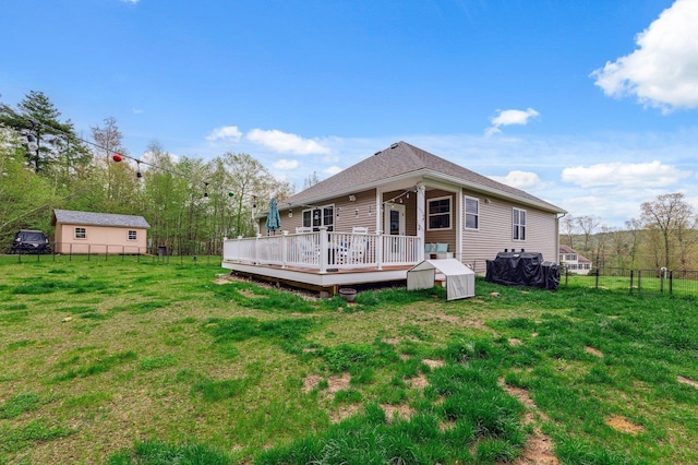 11 Carriage Hill Rd, Wilton, NH 03086 - back of property with a deck