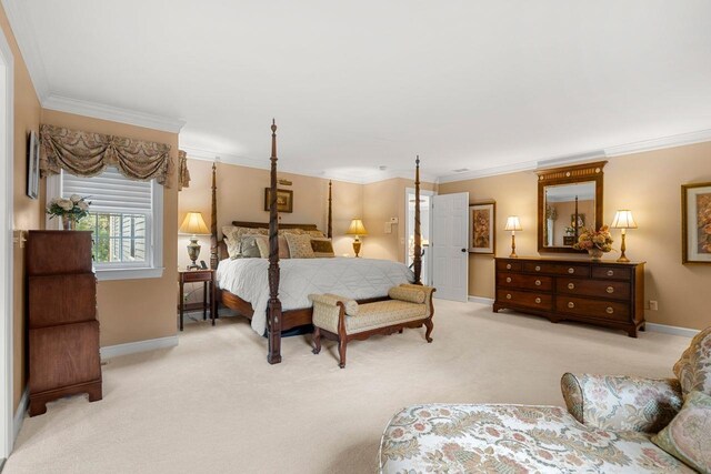 12 Mcintosh Ln, Bedford, NH 03110 - carpeted bedroom with baseboards and ornamental molding