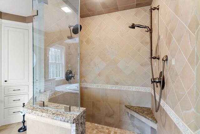 12 Mcintosh Ln, Bedford, NH 03110 - bathroom featuring a walk in shower
