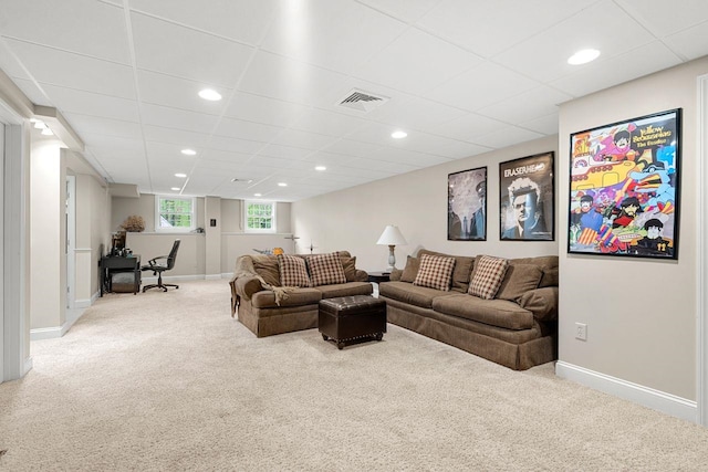 12 Mcintosh Ln, Bedford, NH 03110 - carpeted living area with recessed lighting and baseboards