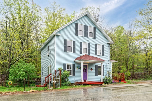 28 Putnam Hill Rd, Lyndeborough, NH 03082 - view of front of property with fence