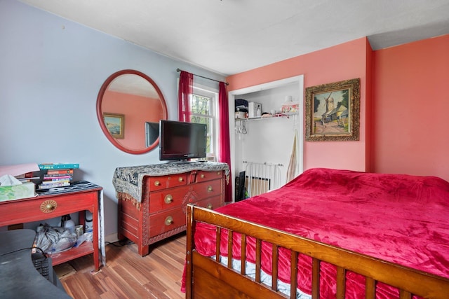 28 Putnam Hill Rd, Lyndeborough, NH 03082 - bedroom with radiator and wood finished floors