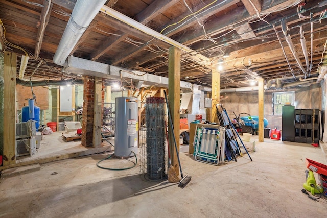 28 Putnam Hill Rd, Lyndeborough, NH 03082 - basement featuring water heater