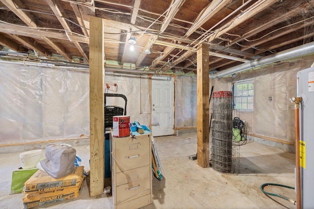 28 Putnam Hill Rd, Lyndeborough, NH 03082 - below grade area featuring gas water heater
