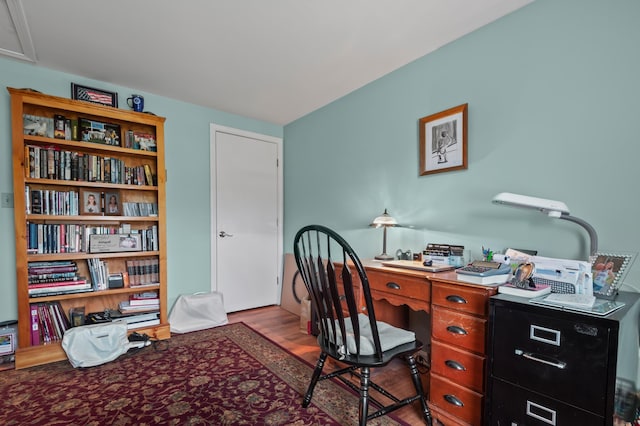 15 Garys Dr, Littleton, NH 03561 - home office with wood finished floors