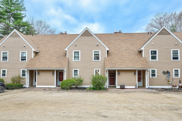 45 Haynesville Ave Unit 3, Conway, NH 03818 - view of front of house featuring a porch and a shingled roof
