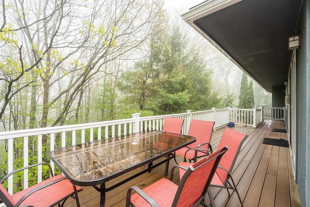 113 Watchtower Rd, Hopkinton, NH 03229 - wooden terrace featuring outdoor dining area