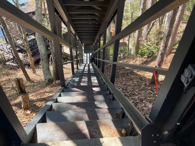 view of staircase