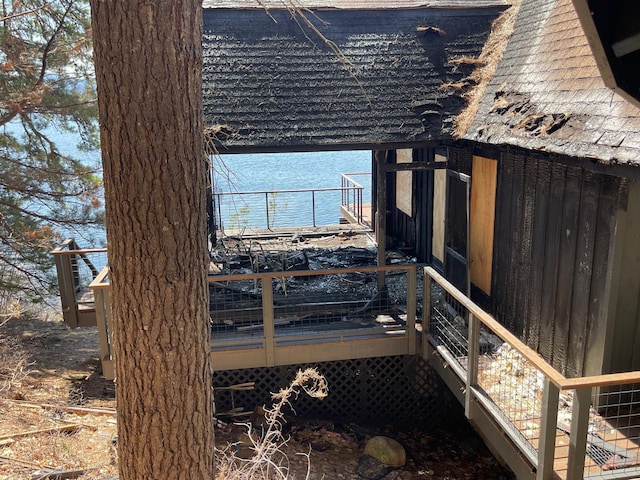view of side of home