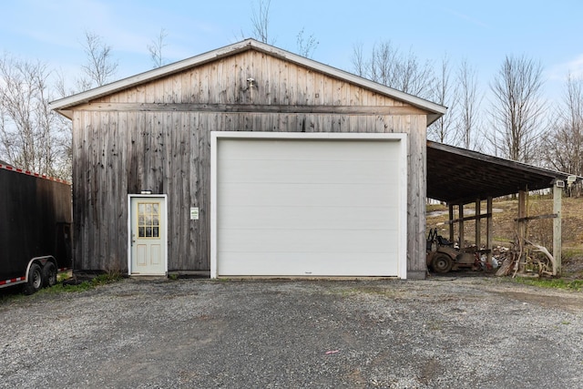 331 Gilman Rd, Sheldon, VT 05450 - garage featuring a garage