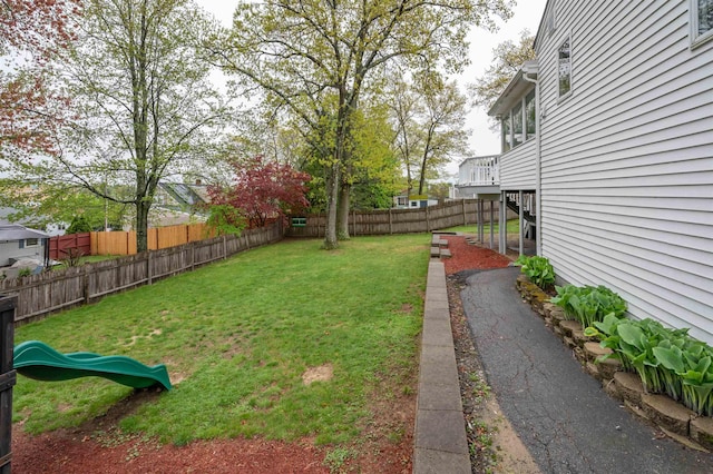 view of yard
