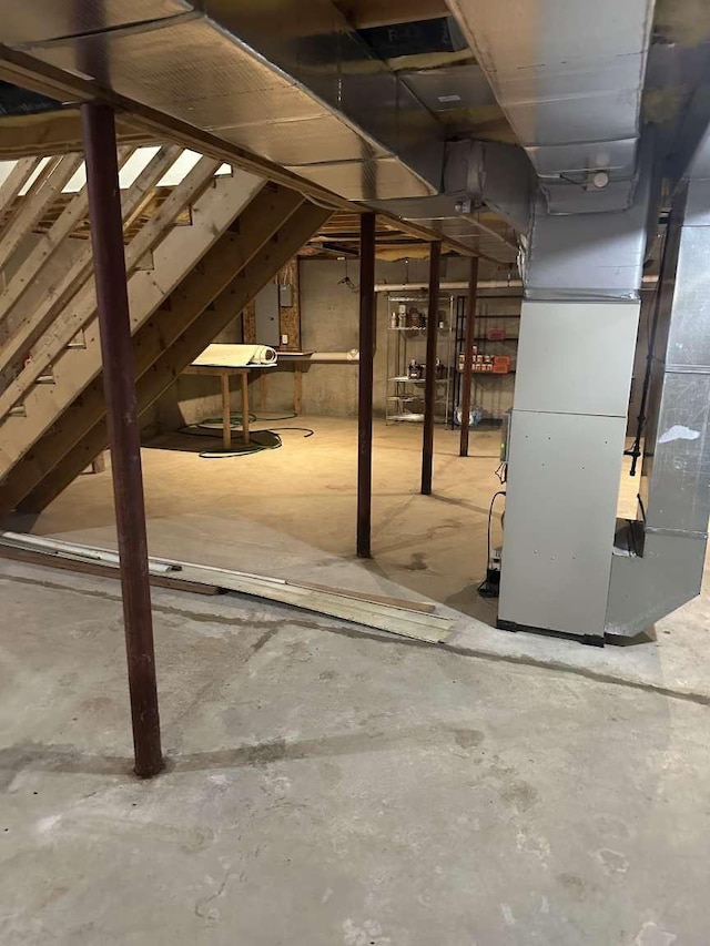 view of attic