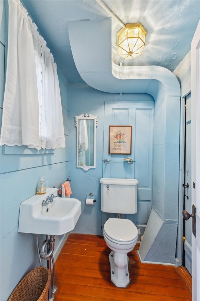 144 Parsons Rd, Dublin, NH 03444 - bathroom featuring wood finished floors and toilet
