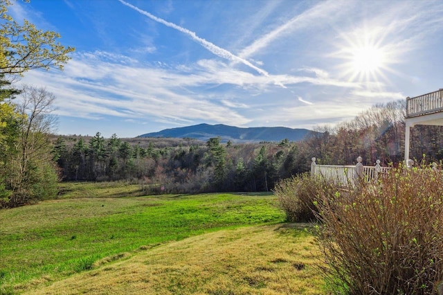 144 Parsons Rd, Dublin, NH 03444 - view of mountain background featuring a heavily wooded area