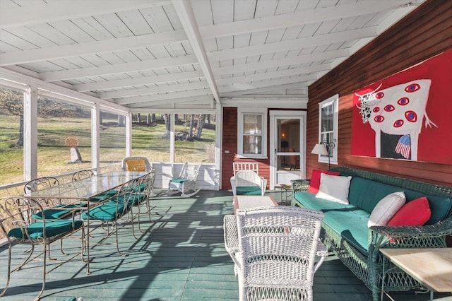 144 Parsons Rd, Dublin, NH 03444 - view of sunroom / solarium