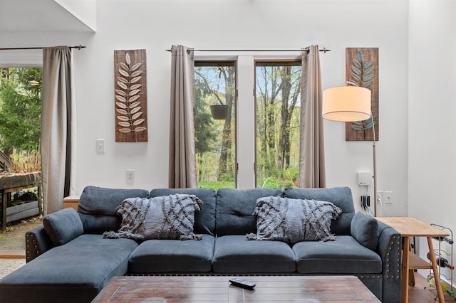 view of living area