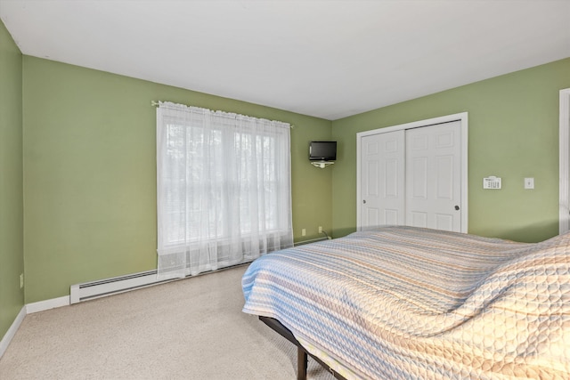 56 Call Rd, Webster, NH 03303 - carpeted bedroom featuring a closet and baseboards