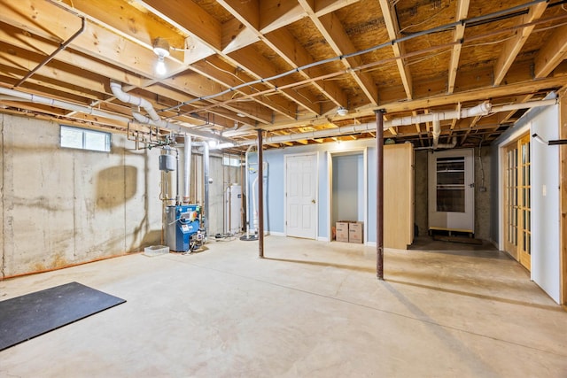 56 Call Rd, Webster, NH 03303 - below grade area with a heating unit