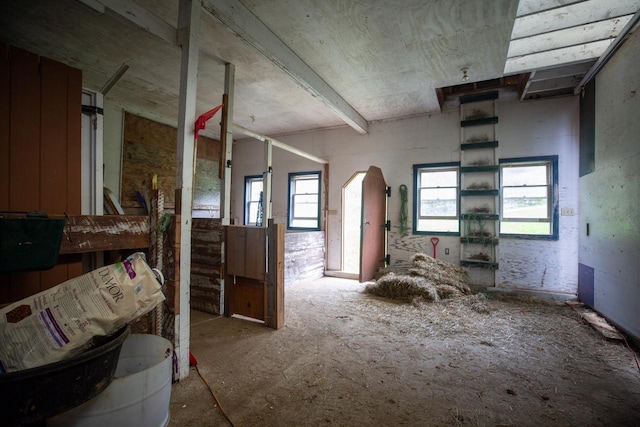misc room with healthy amount of natural light