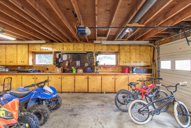 7206 S Wheelock Rd, Wheelock, VT 05851 - garage with a garage door opener