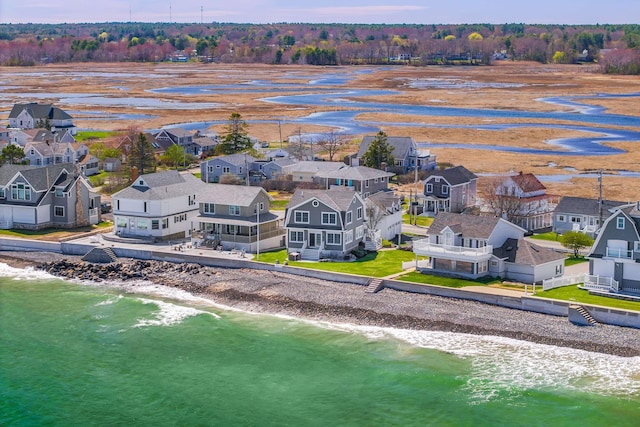 150 Webhannet Dr, Wells, ME 04090 - aerial perspective of suburban area featuring nearby beach