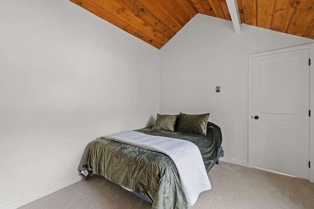 28 Fox Run Rd Unit 1And 2, Lincoln, NH 03251 - carpeted bedroom featuring wooden ceiling and baseboards