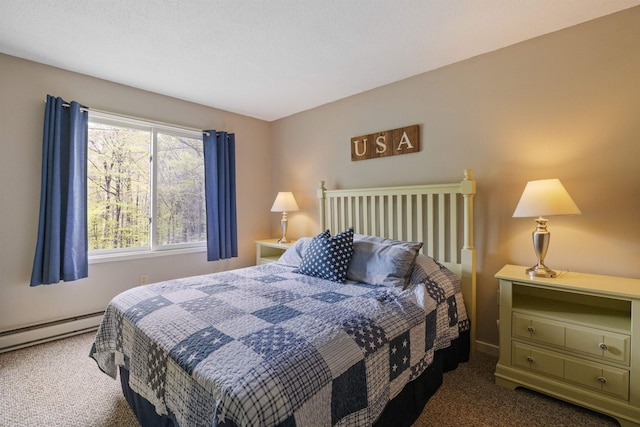 28 Fox Run Rd Unit 1And 2, Lincoln, NH 03251 - carpeted bedroom featuring a baseboard radiator