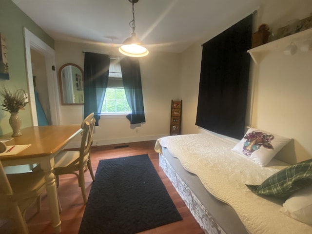 108B Main St Unit B, Plaistow, NH 03865 - bedroom featuring wood finished floors, baseboards, and a ceiling fan