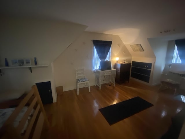 108B Main St Unit B, Plaistow, NH 03865 - additional living space featuring lofted ceiling and wood finished floors