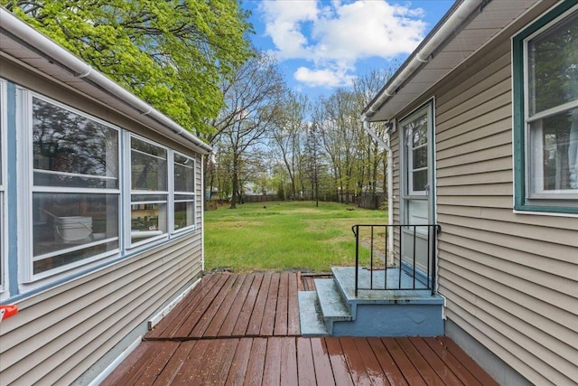 173 Tracy Dr, Burlington, VT 05408 - view of wooden deck