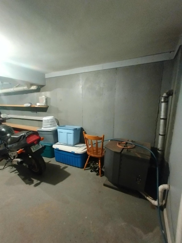 view of storage