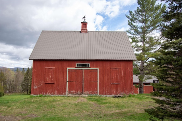 1202 Cotton Rd, Lyndon, VT 05851 - view of barn with a yard