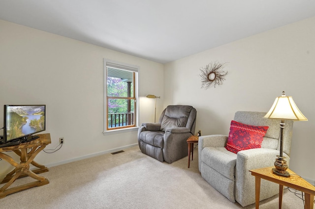 17 Ches Mae Ln, Milford, NH 03055 - living area featuring light carpet and baseboards