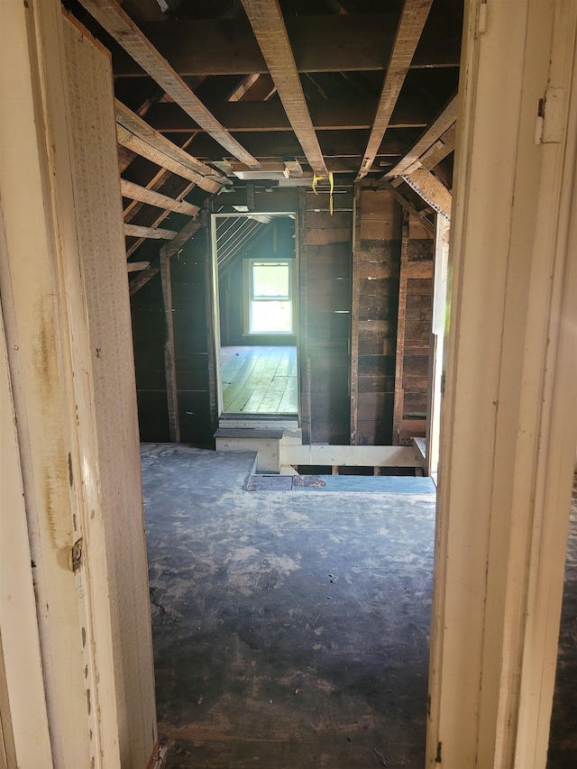70 Bridge St, Hillsborough, NH 03244 - view of unfinished attic