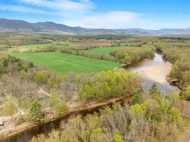 34 Bay Rd, Conway, NH 03818 - aerial view of sparsely populated area with a water and mountain view