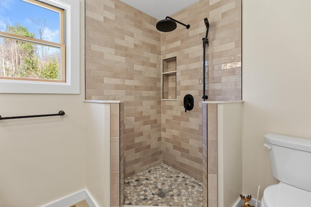 LOT22 Compass Point Rd, Thornton, NH 03285 - bathroom with tiled shower and toilet